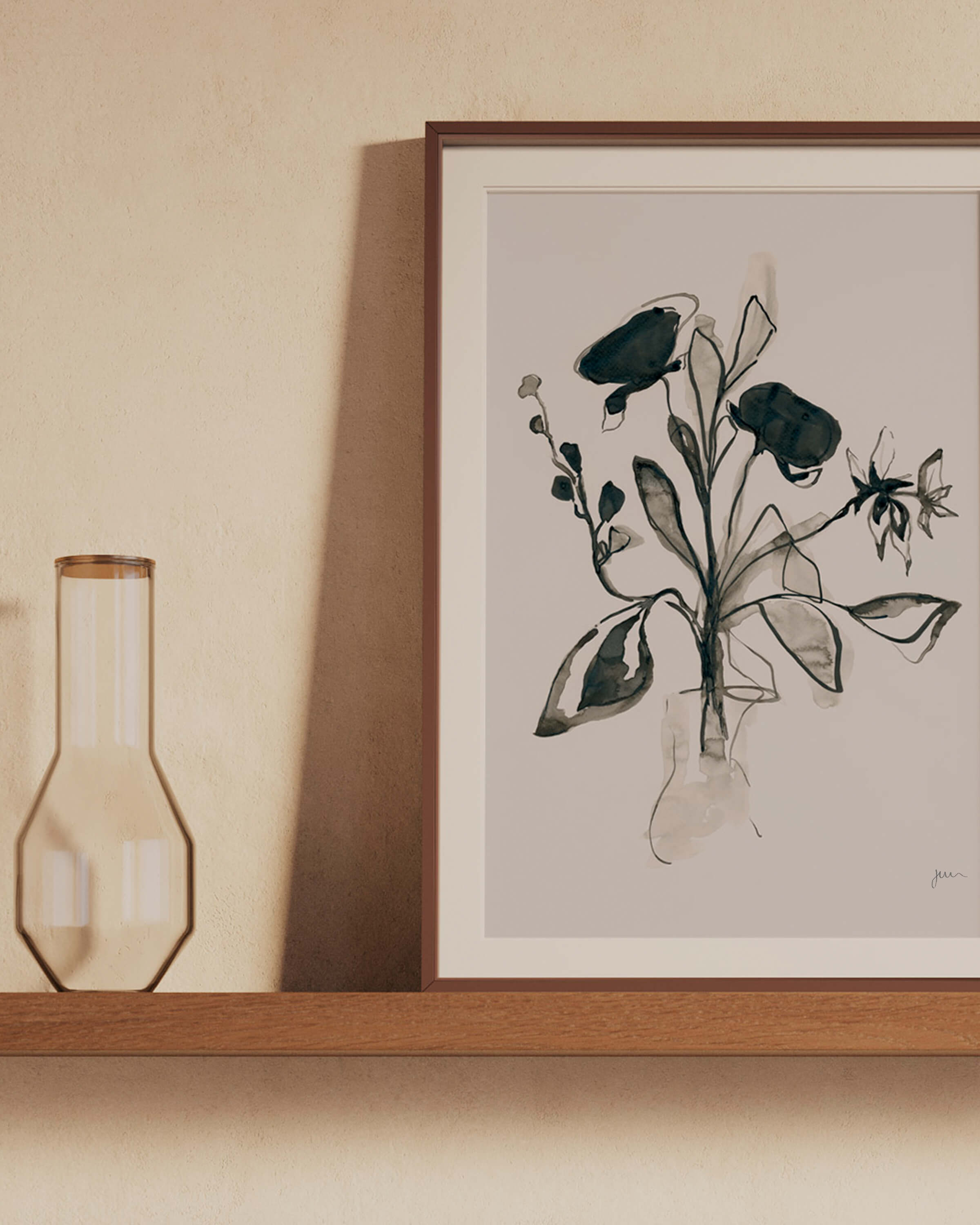 Shelf featuring image of 01 Grey Flower