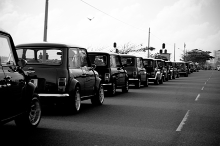 Old MINI Coopers